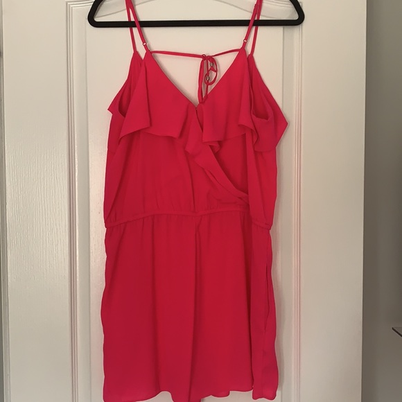 Hot Pink Romper/Jumpsuit - Picture 7 of 8
